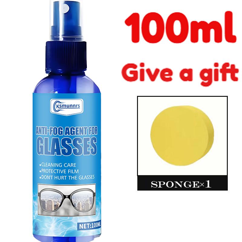 

Fast and effective - Nano anti-fog spray, suitable for eyeglasses, car windows, swimming and ski goggles, helmets - Long-lasting