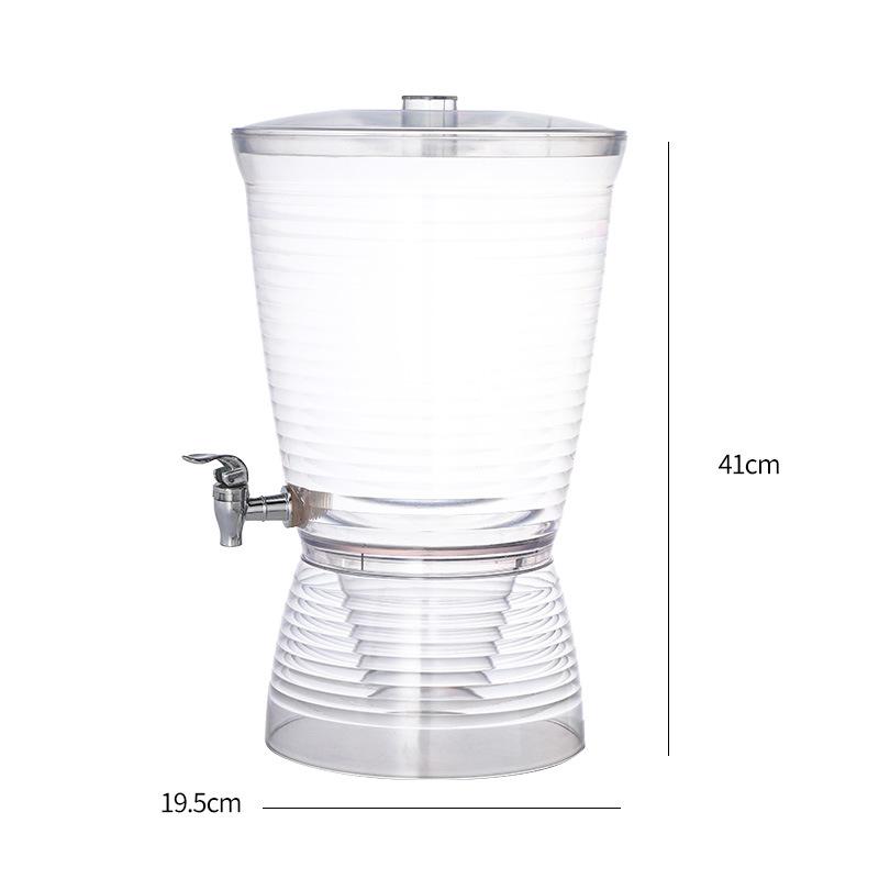 

Beverage Dispenser with Faucet, Large Capacity Fridge Cold Water Kettle for Iced Juice & Lemonade, Iced Drink Container чистий