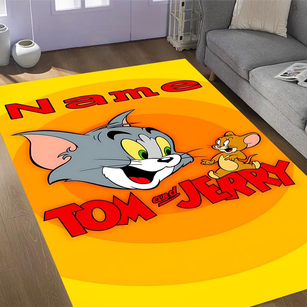 Looney Sweet Tweet Adventure Customizable Name Floor Rug Office Rug Perfect for Playrooms Outdoor Living Rooms Dormitory Antislip Carpet Decorate Offi