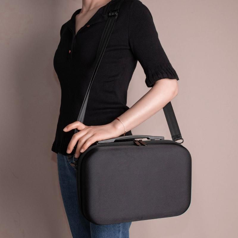 Heavy Duty Controller Storage Box Lightweight Travel Carrying Case with Shoulder Strap for Studio Host Accessories