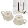 2pcs Iron Iron Candle Holder Antique Candlestick Holder Ceramic Candle Holders Tabletop Display