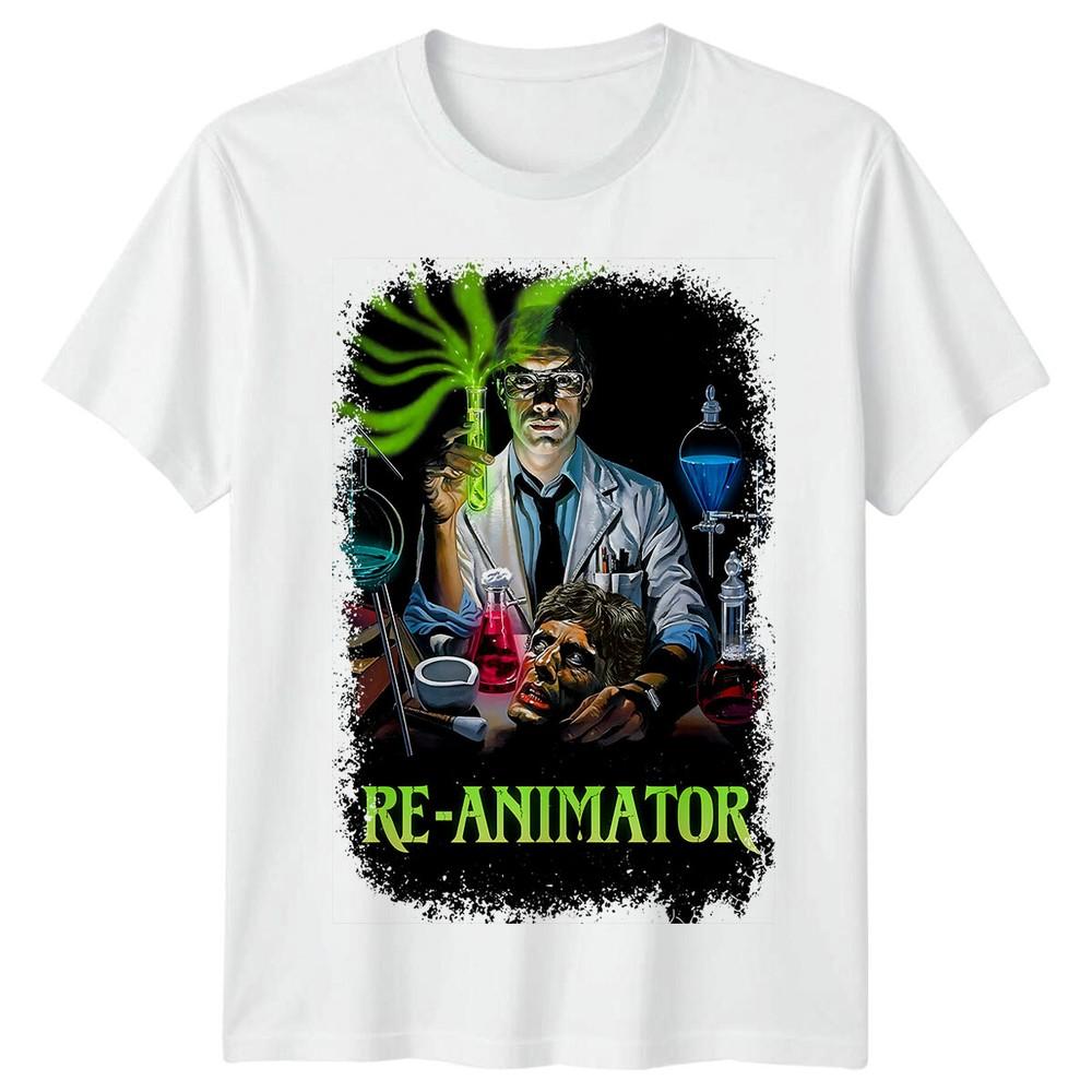 Reanimator 1985 Movie Poster Inspired Tshirt Retro 80s Tee Unisex