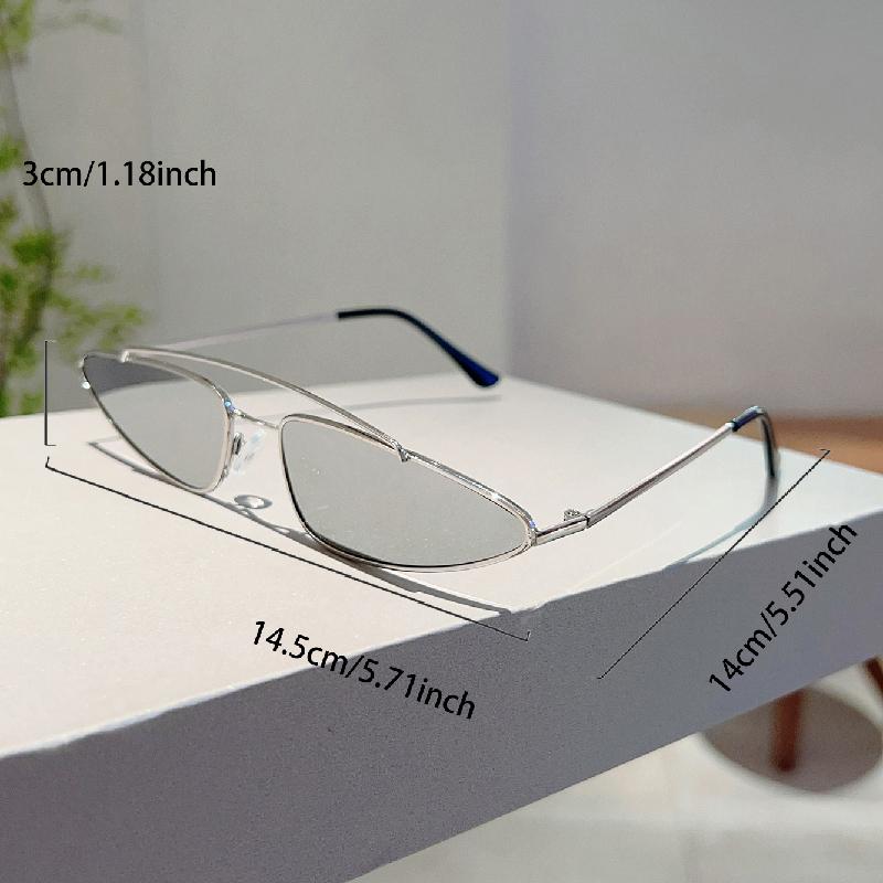 Triangle Shaped Sunglasses Men New Fashion Vintage Solid Color Sun Glasses Women Retro Double Bridge Brand Design Shades