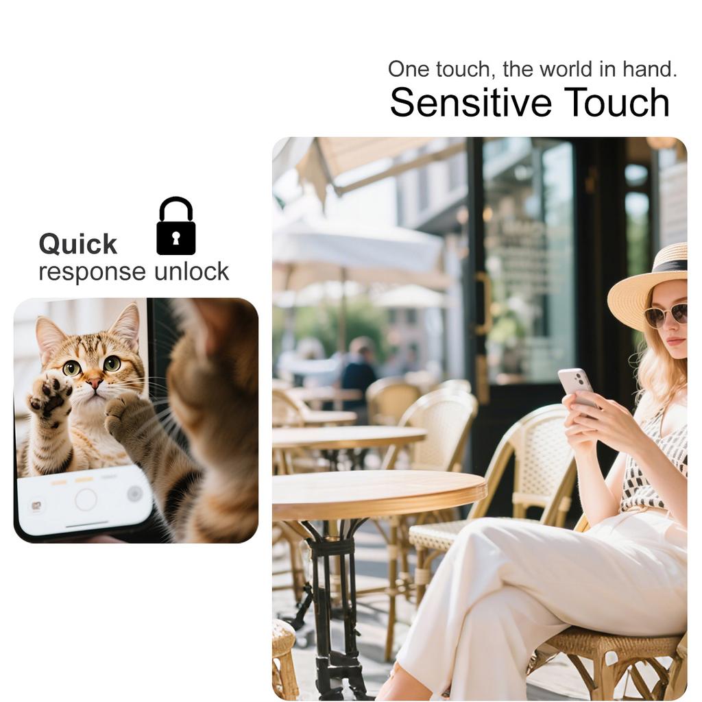 For Huawei Enjoy 90 Pro Max Glass IMAK Dust-free Cabin Full-screen Tempered Glass Film Supports Fingerprint Unlock