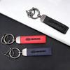 JCRZ5 Leather Car Styling Keychain Pendant Keyring Accessory For KIA KN Forte Sportage EV9 Stonic K2 K5 Ceed Proceed GT Line Soul Flip