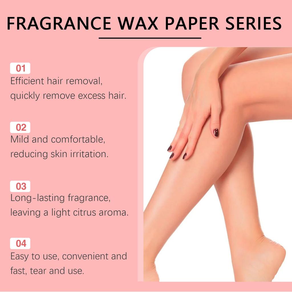 Hair Removal Wax Strip Professional Depilatory Cold Wax Strip Long Lasting Smooth Effective Gentle Body Facial Depilatory