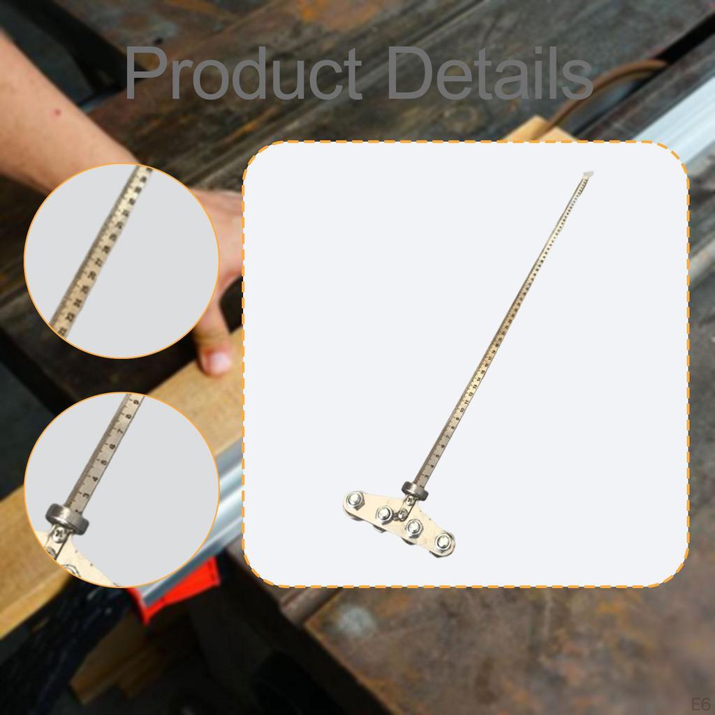 Circular Positioning Calipers Adjustable Guide Rail Professional Measuring Tool Practical Precision