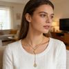 Fashionable Tennis Racket Pendant Necklace Portable And Sturdy For Everyday Wear