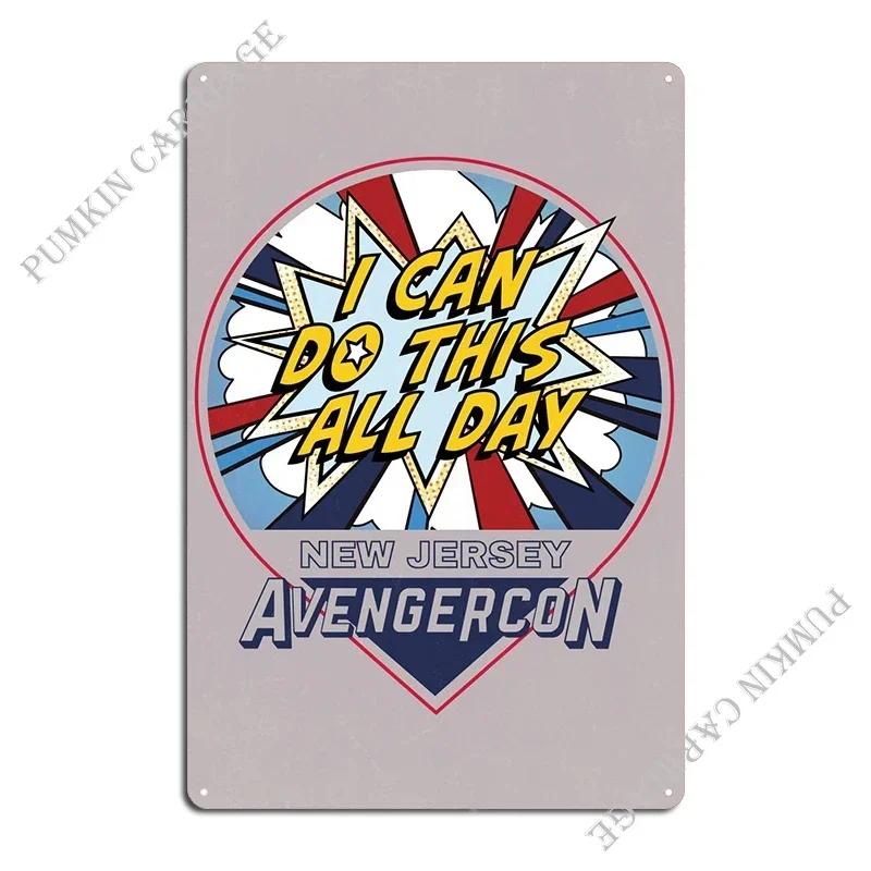 I Can Do This All Day Metal Sign Funny Cinema Wall Decor Cinema Tin Sign Poster 20x30cm(7.8x11.8inch)