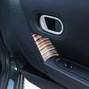 Car Interior Door Handle Knob Leather Sticker Protection For Mini Cooper F66 F67 For Mini Cooper Car Decoration Accessories