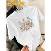 Europese maten | Warm Decoratief Bedrukt Casual Ronde Hals Dames Zomer T-shirt | Chique Stijl, Hoge Kwaliteit Stof, Korte Mouwen