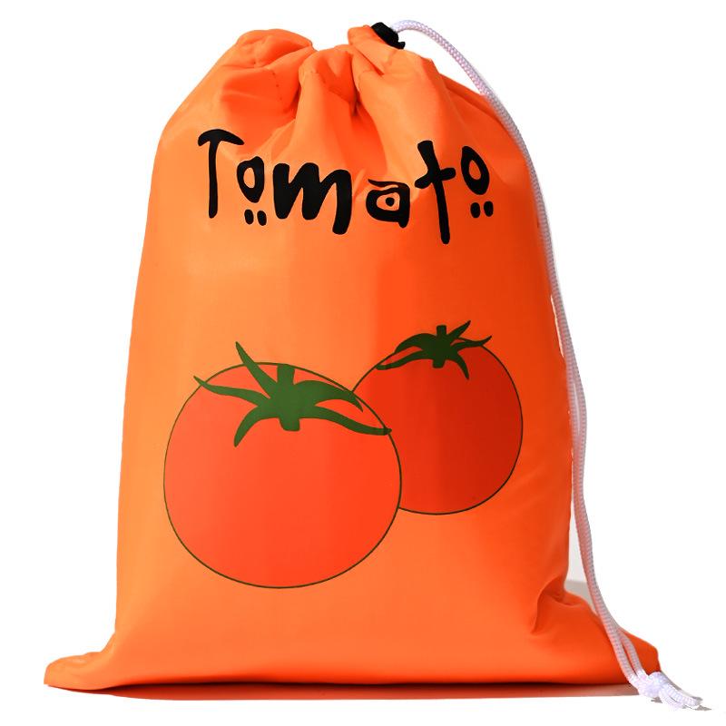 Insulated Drawstring Storage Bag for Fresh Produce and Miscellaneous Items