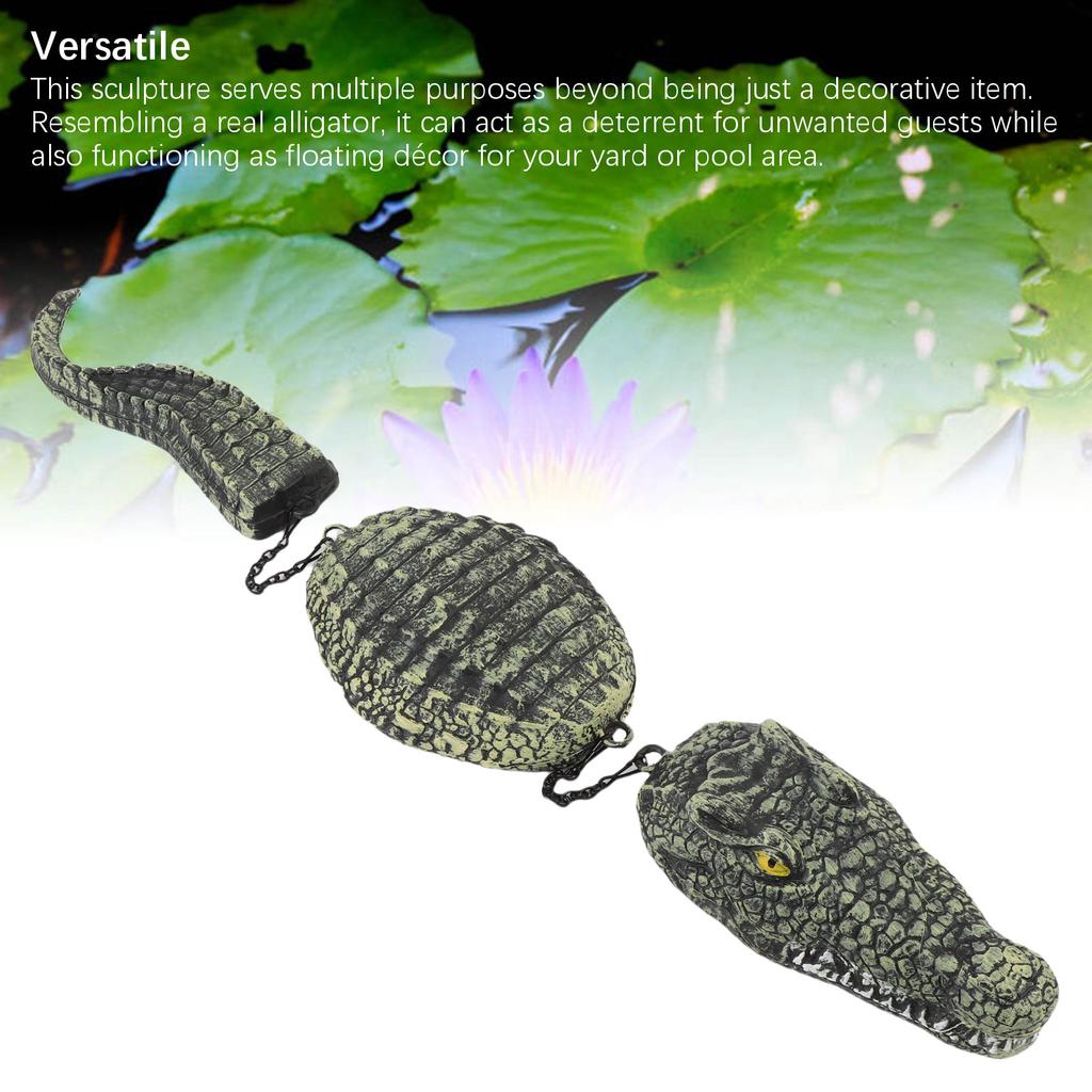 Decoy 3 Segment Sculpture Floating Plastic Simulated Fade Proof Multifunctional for Decoration