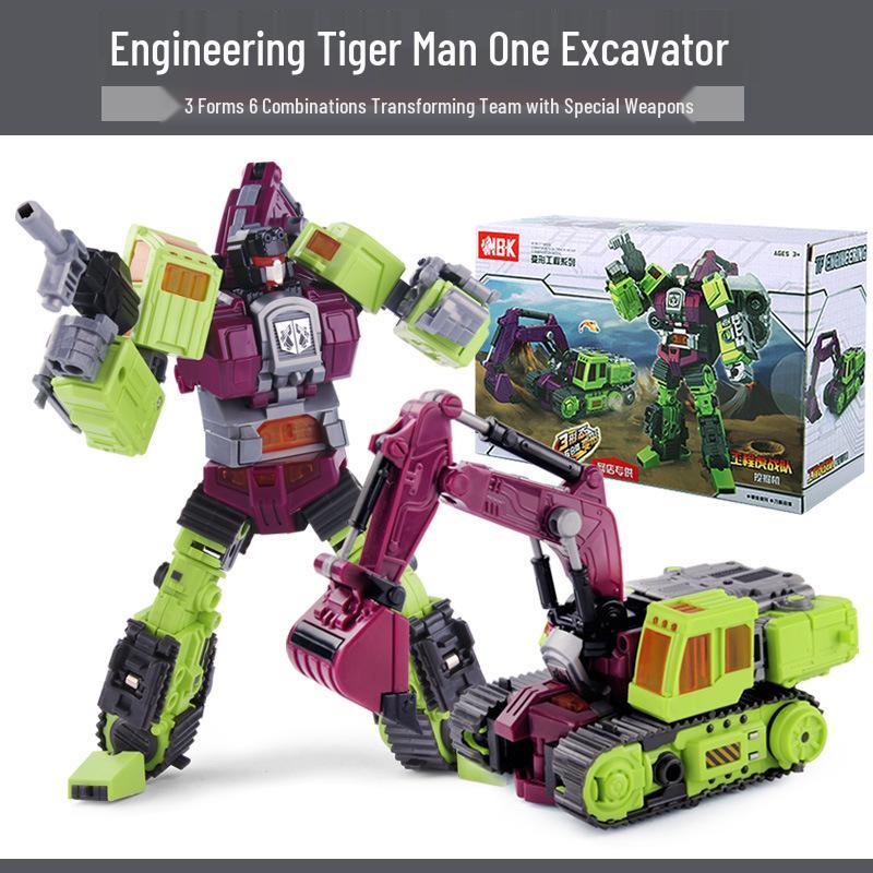 Разрушитель Кинг Конг Робот Инженерная Машина Фигурка - Модель Шесть-в-Одном для Детей
