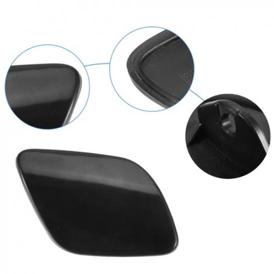 Front Right Headlight Washer Nozzle Cover Cap for Volvo XC60 2010-2013 Black