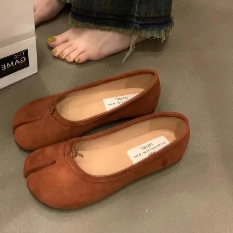 Loafers Flats Shoes Women Suede Casual Shoes Autumn Designer New Fashion Shoes Trend  Cozy Soft Walking Zapatillas Femme