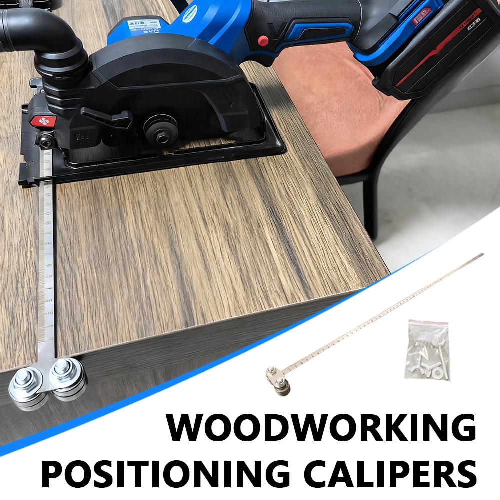 Positioning Calipers for Precise Measurements & Easy Wood Cutting,Stainless Steel Measuring Tool for Circular Saws
