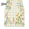 Linen Table Runner for Home Tulip Washable Blooming Flowers Spring Floral Dining Cloth Farmhouse Parties