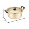Hokuriku Aluminum 24cm Two-Handled Pot, Gas Stove Only, Lightweight, Pure Oxalic Acid, Flavorful, Made in Japan
