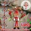 20cm Christmas Santa Berry Snowman Hanging Garland Front Door Window Artificial Wreath Xmas Holiday Art Wreath Wall Decoration
