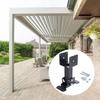 304 Stainless Steel Pergola Roof Riser Beam Bracket Saddle Shaped Adjustable Terrace Riser Beam Frame Kit Corrosion Resistance