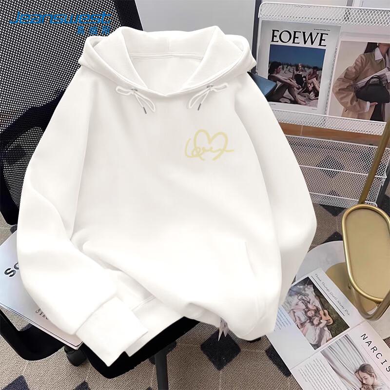 Jeanswest Women's Heartline Gold Hooded Sweatshirt