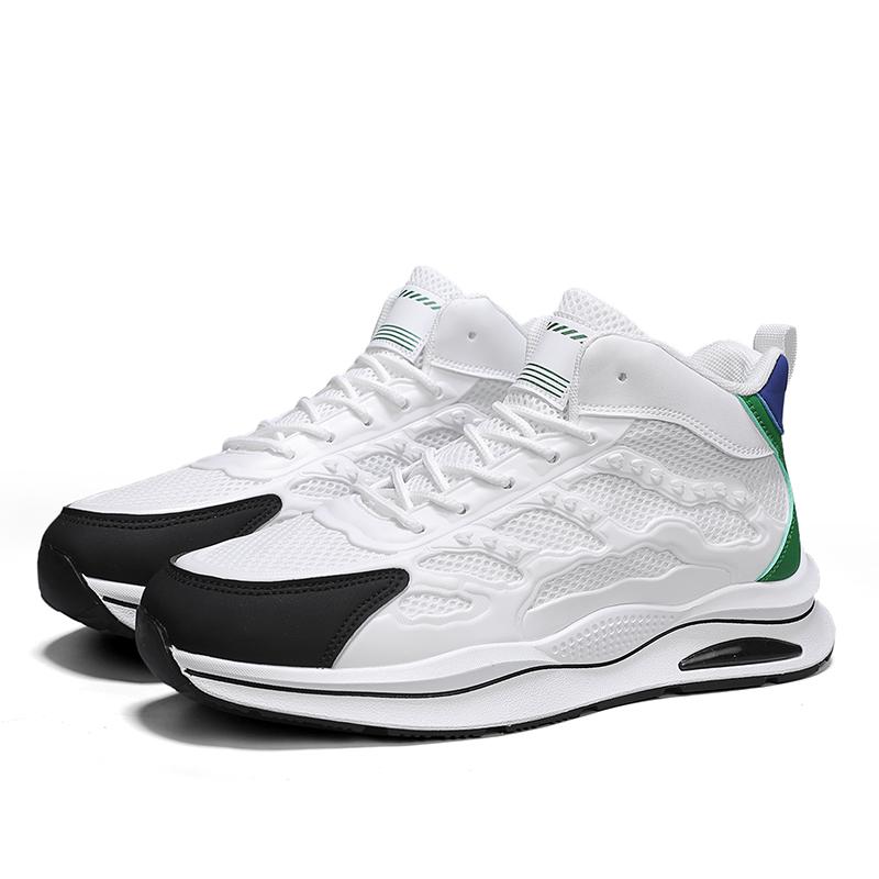 Men'S Breathable Mesh Shoes Summer  Out Casual Running Shoes Soft Bottom Comfort Light Fashion Shoes Thick Sole Sneakers