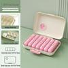 Portable 7-Day Pill Organizer with 3 Daily Compartments - Large Capacity, Travel-Friendly Pre-Filled Pill Storage Box