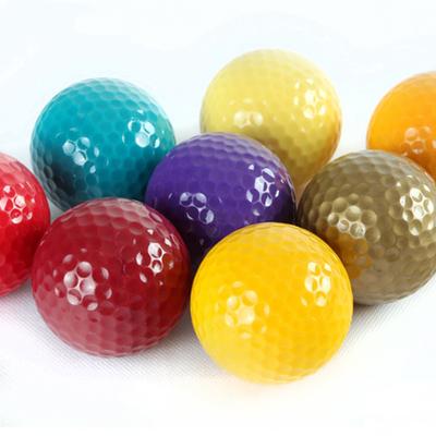 Bolas de Golf de Colores de 2 Capas Bola de Práctica para Golfista