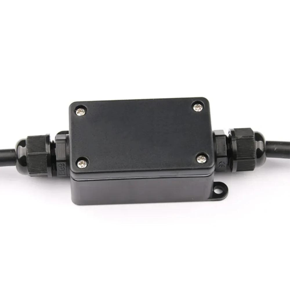 1 Pcs 2 Way IP66 Outdoor Waterproof Cable Connector Junction Box With Terminal 450V