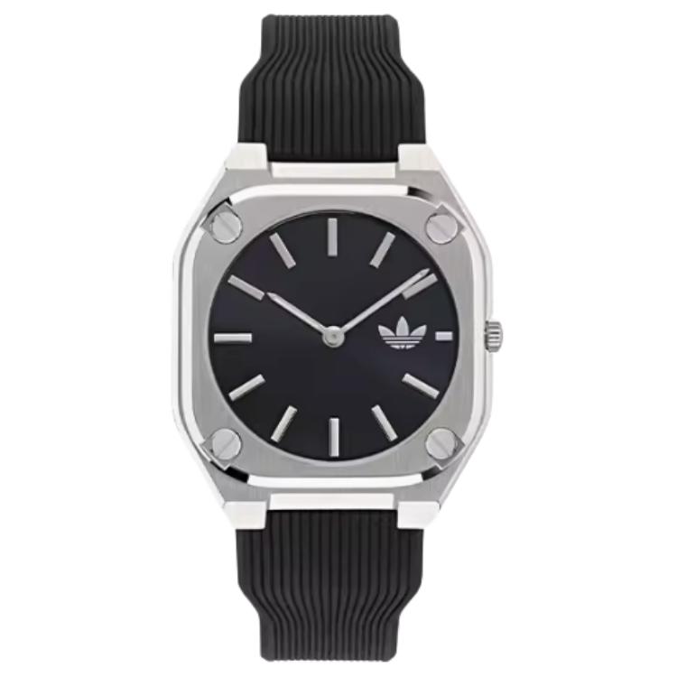 

Adidas Originals Wrist Watch Quartz Movement Silicone Strap 39mm Black Dial Men s Watches AOFH24002 Black Dial