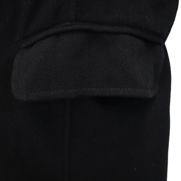 ARMANI JEANS Made in Italy Wool Blend Chester coat USA8 black Women Used