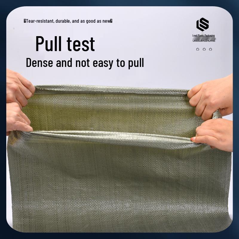 

ПП Пластиковый Тканый Мешок под Змеиную Кожу, Утолщенный Мешковинный Мешок для Борьбы с Наводнениями, Экспресс-Переездов и Строительных Отходов. Доступны настраиваемые параметры. Thin Gray 38g/m²; 33x45