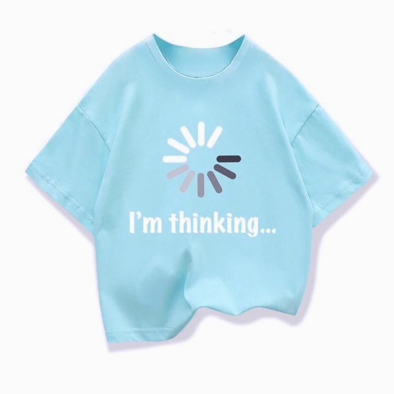 Kids T-Shirt Funny Casual Girls Street Style Cool Round Neck Short Sleeve Top Anime