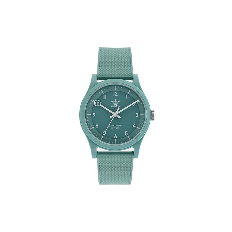 Adidas Originals Street Series Watch Quartz Movement Resin Strap Green Dial Men watches AOST220452I Green Dial
