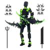 3D Printed Multi-Jointed Titan13 Robot 13 Finish Product T13 Action Figure Set Robot Gift for Collectors Desktop Decorations