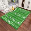 15 Sizes Football Tactics Theme Football Field Pattern Carpet Rug for Living Room Bedrooms, Office Areas, Soft Non-Slip Mat Gift