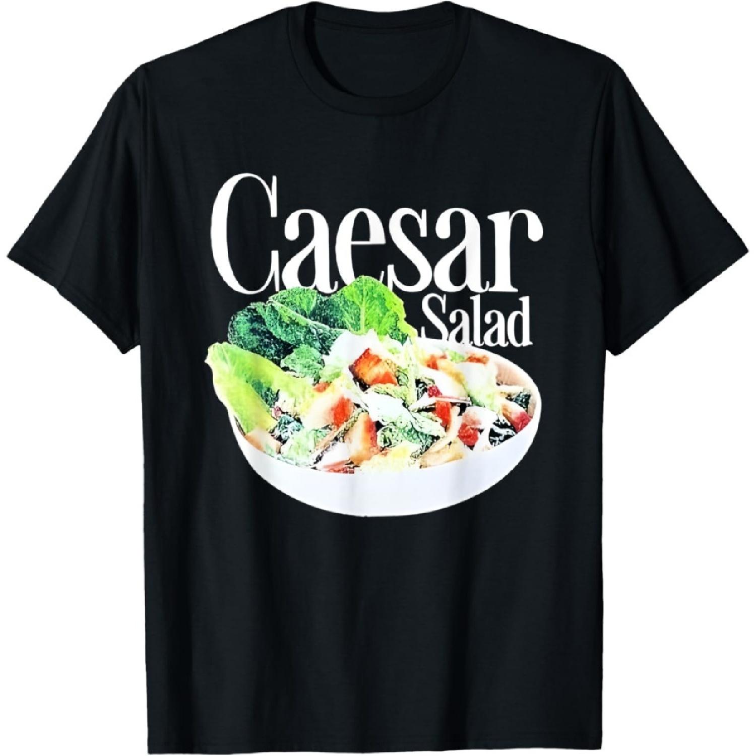 Салат Цезарь Смешная Футболка для Мужчин Женщин S