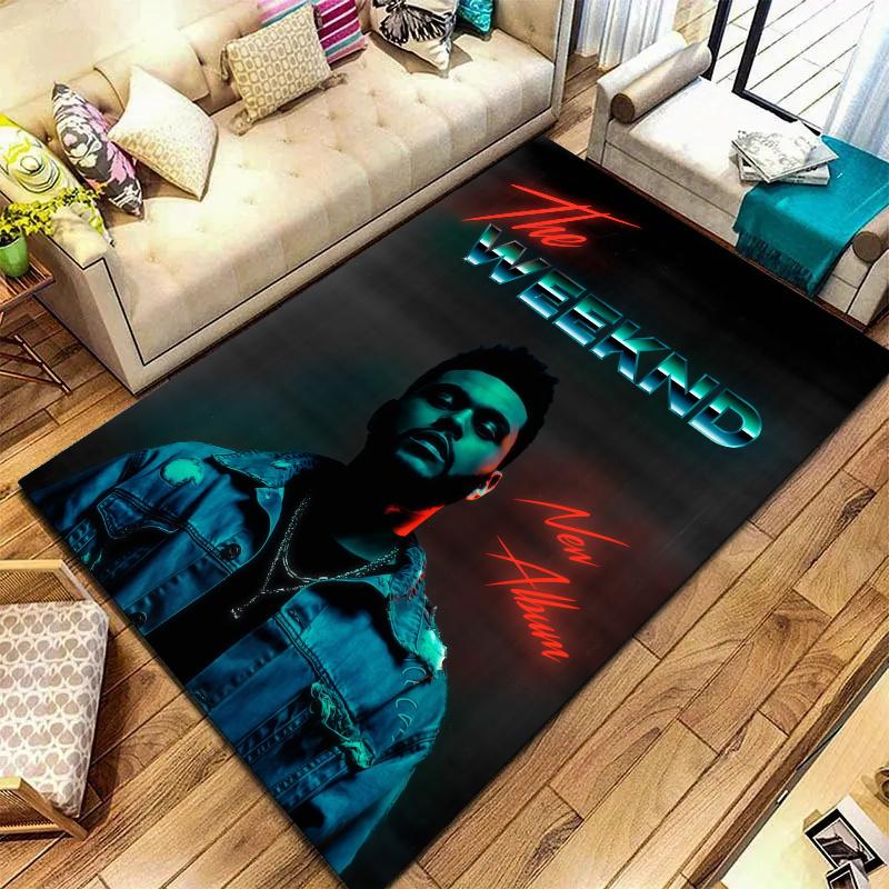 Weeknd Carpet Rug for Living Room Bedroom Home Sofa Decoration,Kids play Nonslip Floor Mat
