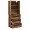 Highboard Reclaimed Wood 69.5 x 34 x 180 cm Engineered Wood