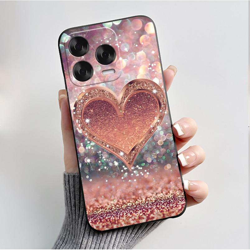Tiskací pouzdro pro ZTE Blade V70 Vita Fundas pro ZTE Nubia V70 Design Capa Měkký silikonový černý kryt Roztomilé květinové pouzdro Coque