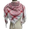 Arab Shemagh Scarf for Men Breathable Polyester Desert Neckwrap Tassels Neckerchief Hijab Shawl for Casual and Formal Ev