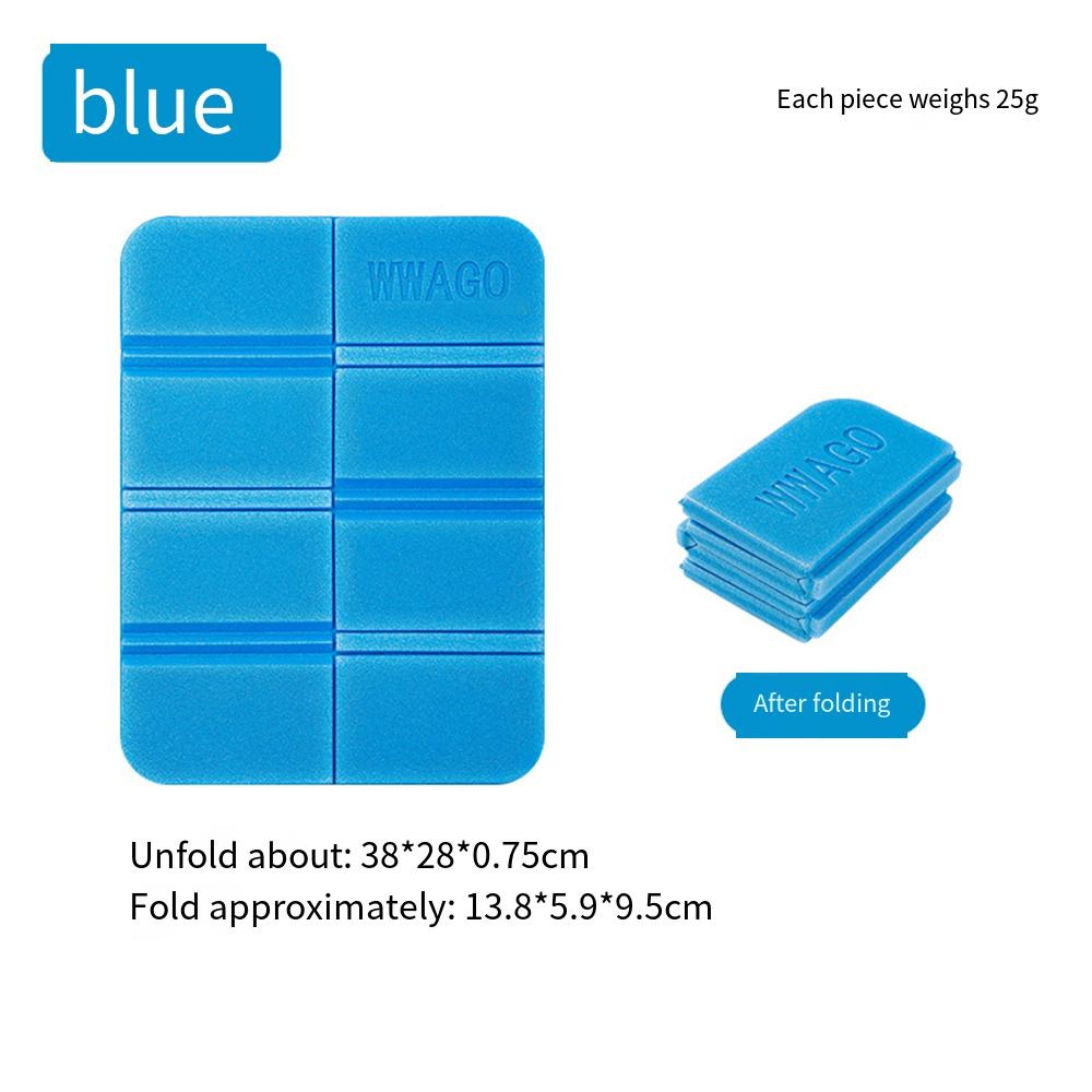2Pcs Outdoor Mini Folding Mat Lightweight Waterproof XPE Foam Sitting Pad for Camping Hiking Picnic Sports Cushion etc