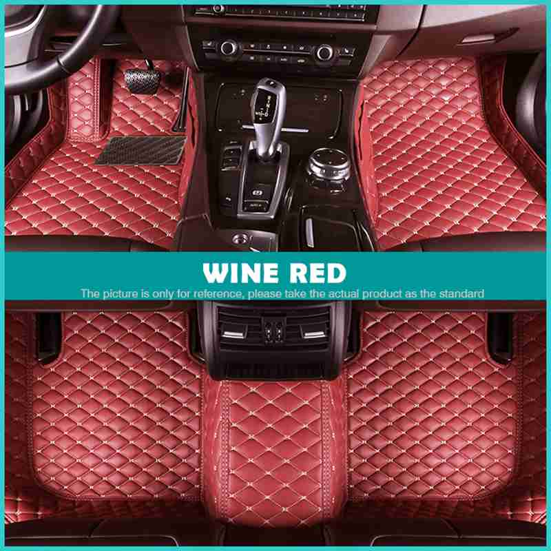 Car floor mats for Toyota SEQUOIA Seven Seats 2008 2009 2010  auto foot Pads automobile carpet cover interior accessories