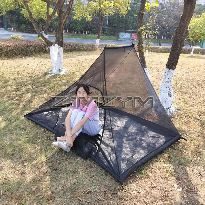 Outdoor 2 Person Inner Mesh Camping Tent Hanging Mosquito Net Hiking Adventure Bushcraft Camping Mosquito Net Tent