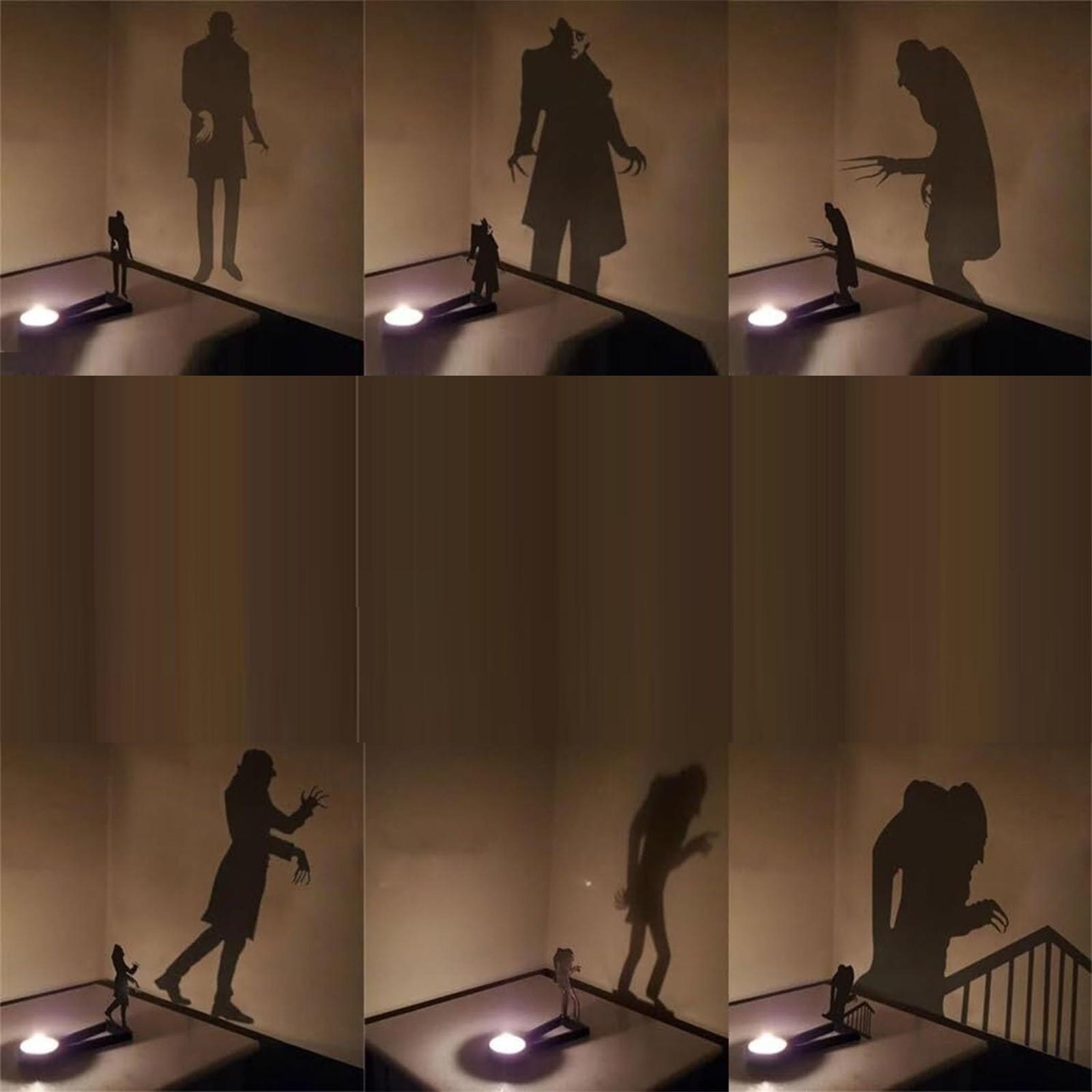 

Подсвечник, тень от свечи, подсвечник на Хэллоуин, домашний декор, подсвечник для чайной свечи, создающий тень на Хэллоуин, подсвечник ужасов на Хэллоуин, металлический