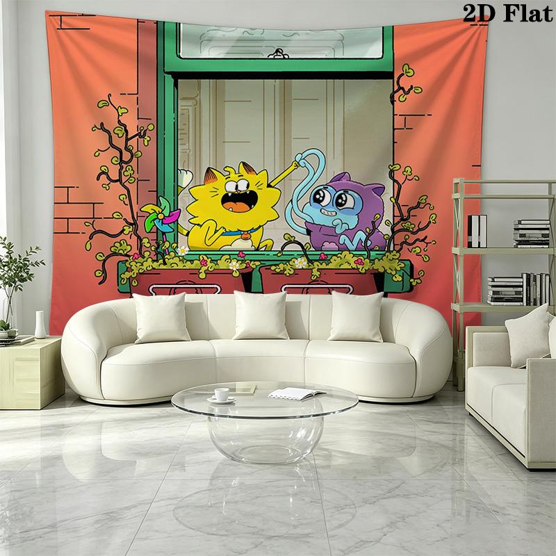 Counterfeit Cat Pattern Home Decor Tapestry, Wall Hanging, Decorative RV Wall Cloth.AGT261020140