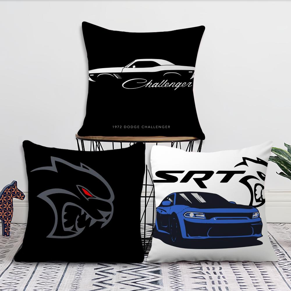 Luxus D-Dodges Kissenbezug Für Sofa Nachttisch Schlafzimmer Rückenlehne Wohnzimmer Büro Kissen Quadratisch Bedruckt Mehrere