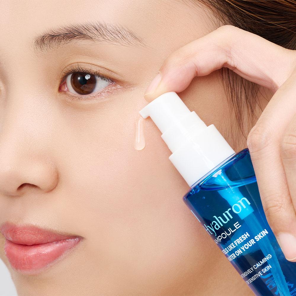 JQueen Hyaluron Facial Serum 50ml Glow Moisturizing Soothing Pore Care Korean Skin Care