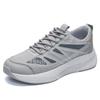 Fashion Sneaker Men Running Shoes Fashion Casual Mesh Breathable Height Increased Platform Climbing Gray Rubber Sole Wear-resistant Blac
